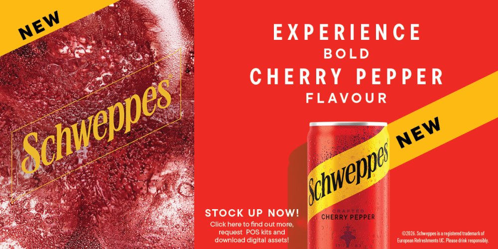 SCHWEPPES TAPS INTO SWEET-HEAT FLAVOUR TREND WITH CHERRY PEPPER SODA